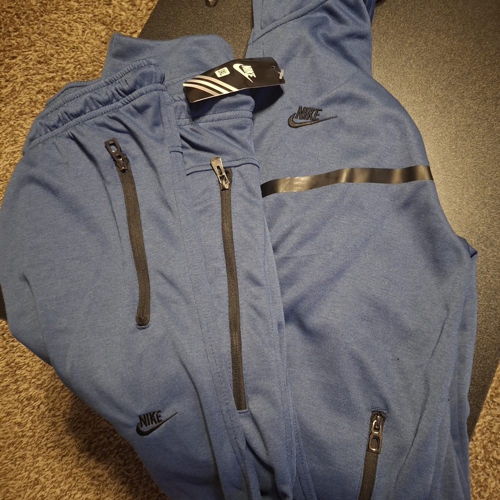 Mens 3XL NIKE Tech Blue Performance Suit - Picture 2 of 5